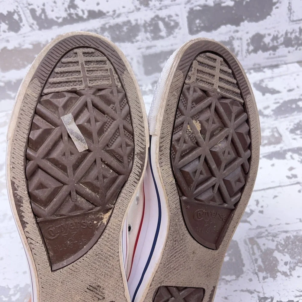 Converse‎ Shoes Womens 6 Chuck Taylor All Star Low Sneakers M7652 White Canvas - Picture 8 of 10